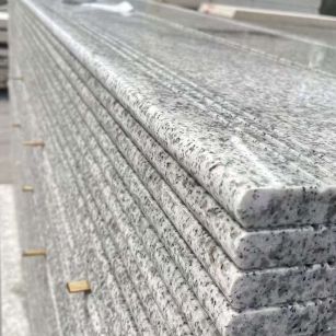湘潭芝麻白楼梯踏步 花岗岩楼梯板材