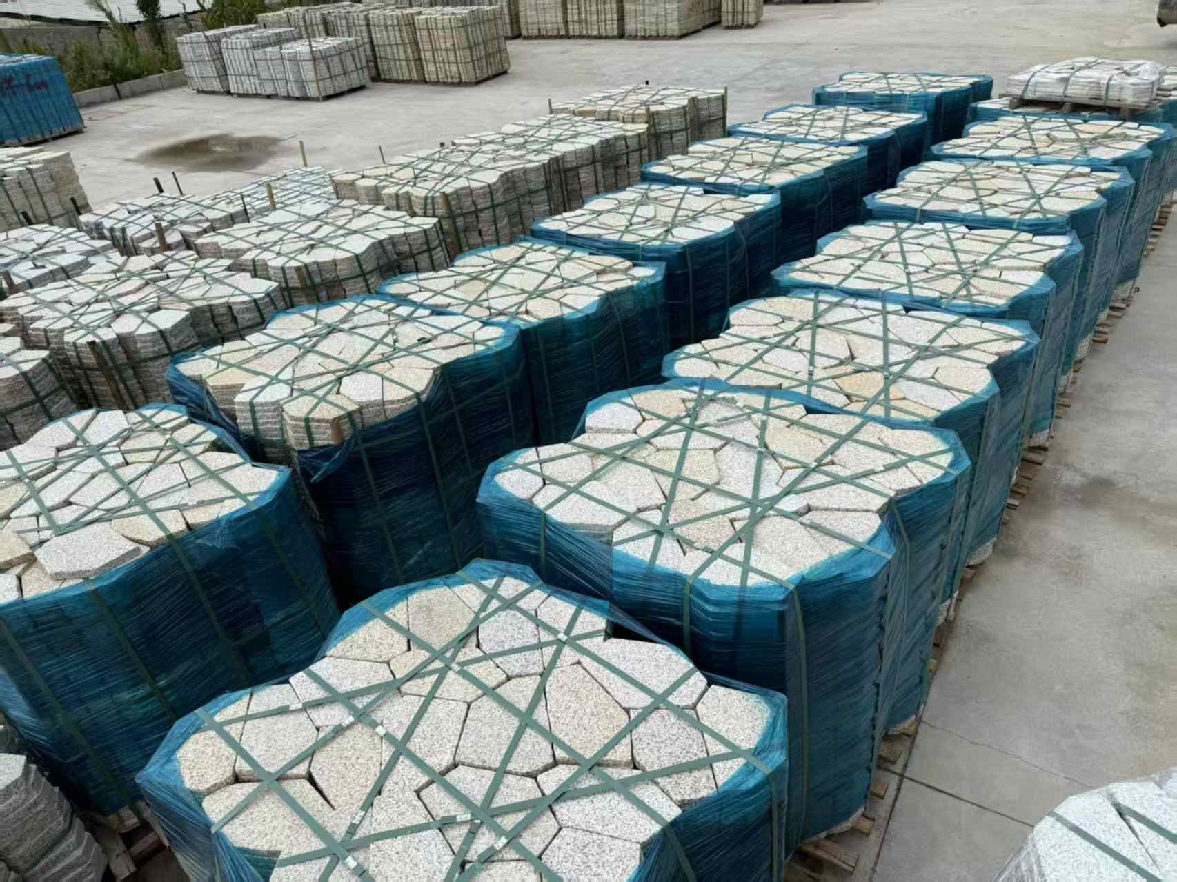 湘潭黄金麻冰裂纹 碎拼