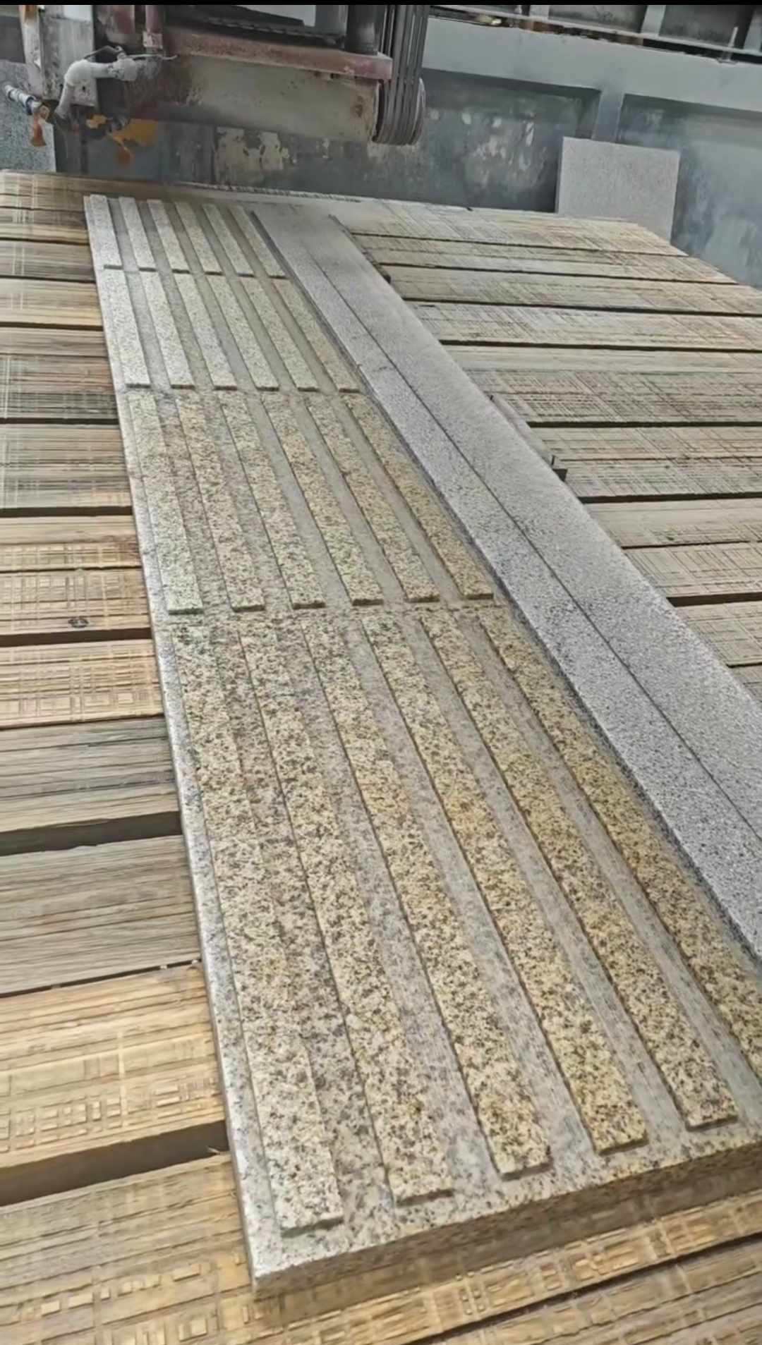 湘潭黄金麻盲道石 盲条
