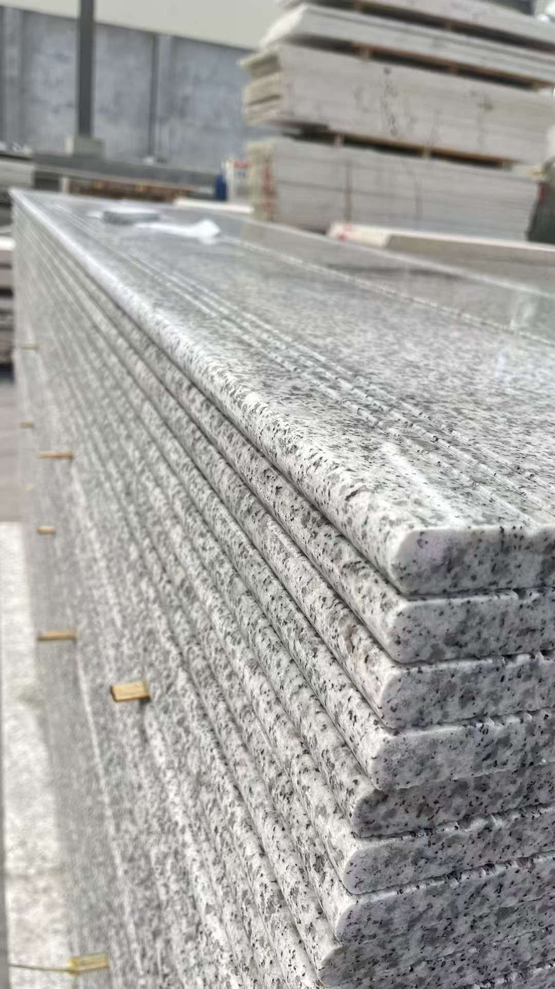 湘潭芝麻白楼梯踏步 花岗岩楼梯板材