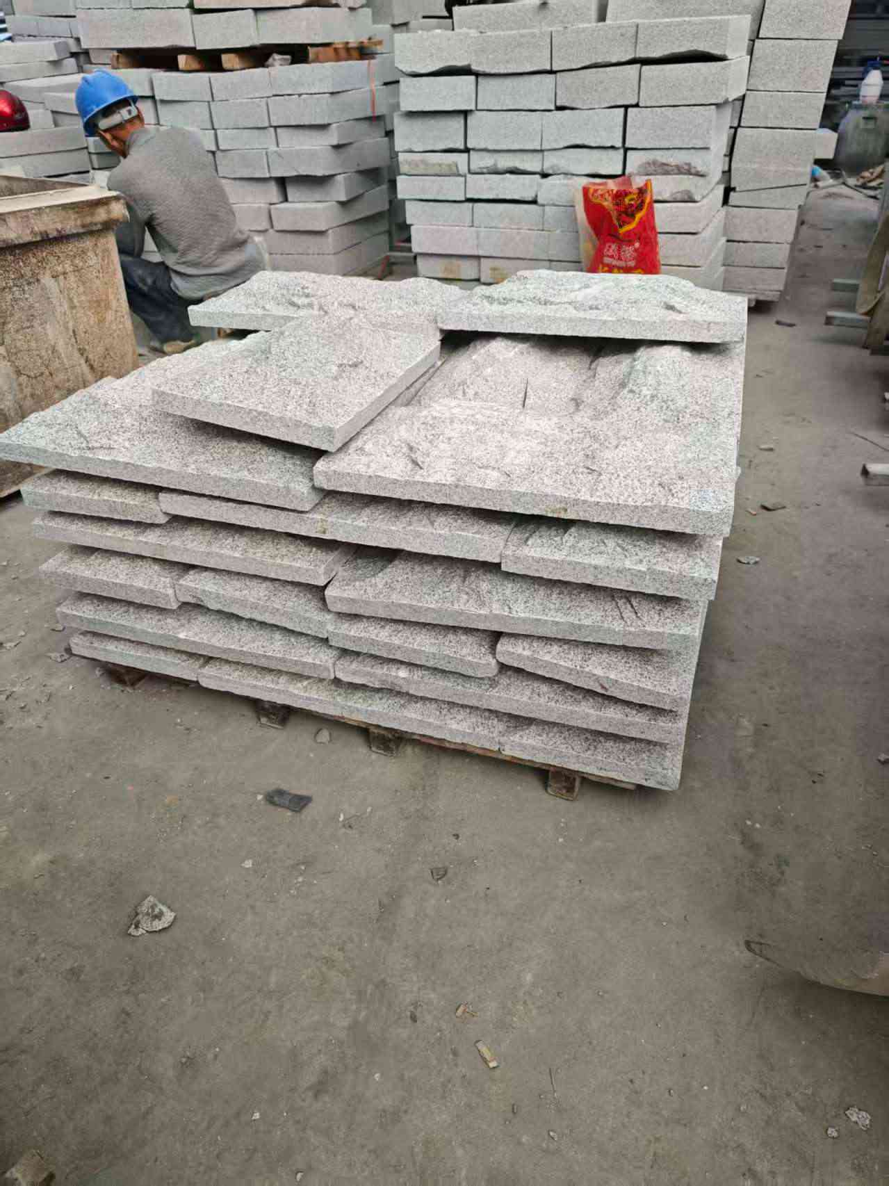 湘潭芝麻白蘑菇石，自然面