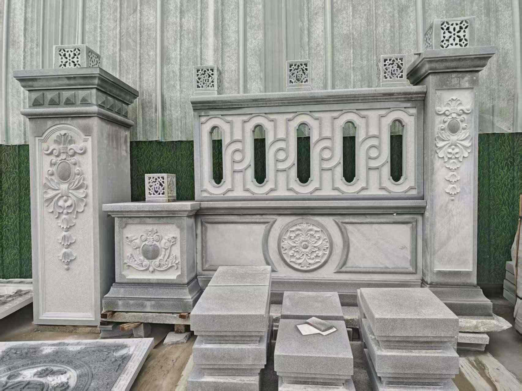 湘潭芝麻灰异形别墅门头